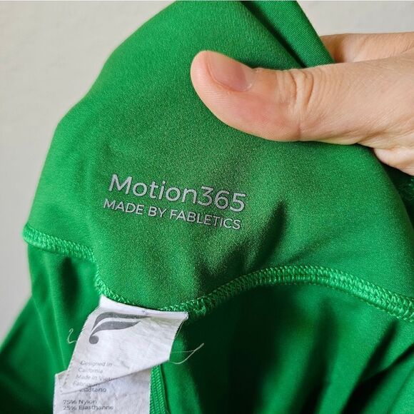 Fabletics Trinity Motion 365 High-Waisted Leggings Green Size 2X - Picture 4 of 7